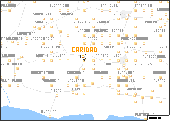 map of Caridad