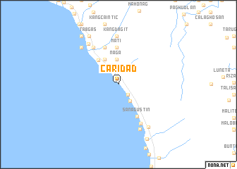 map of Caridad