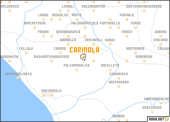map of Carinola