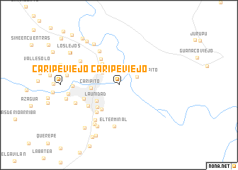 map of Caripe Viejo