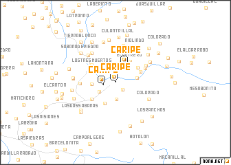 map of Caripe