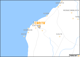 map of Carita