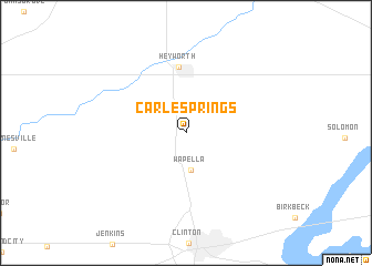 map of Carle Springs