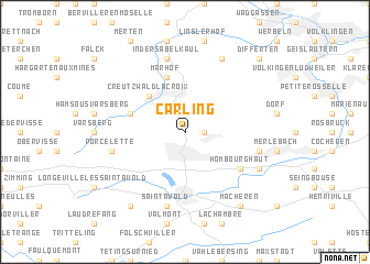 map of Carling