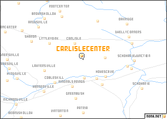 map of Carlisle Center