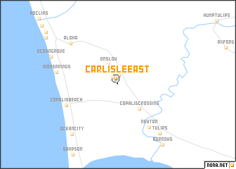 map of Carlisle East