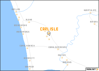 map of Carlisle