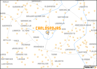 map of Carlos Rojas