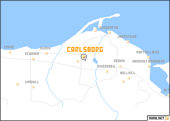 map of Carlsborg