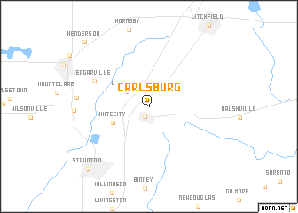 map of Carlsburg