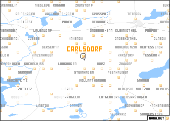 map of Carlsdorf