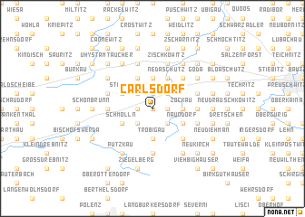 map of Carlsdorf