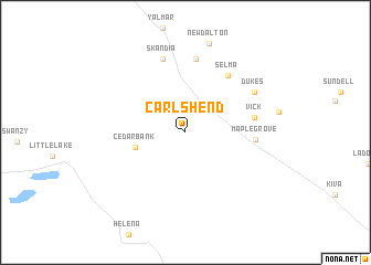 map of Carlshend