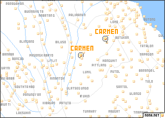 map of Carmen