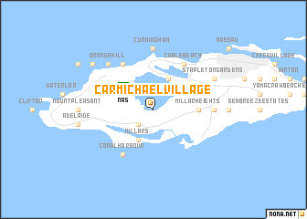 map of Carmichael Village
