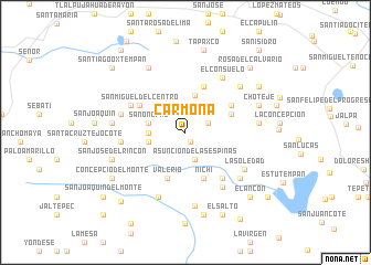 map of Carmona