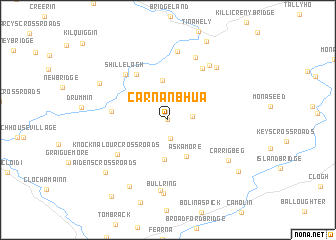 map of Carn an Bhua