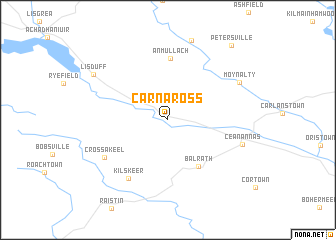 map of Carnaross