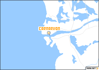 map of Carnarvon