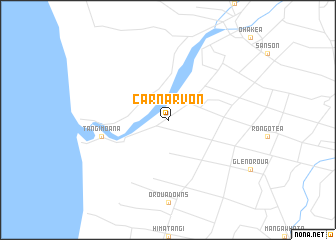 map of Carnarvon