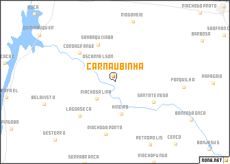 map of Carnaúbinha