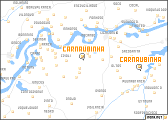 map of Carnaúbinha