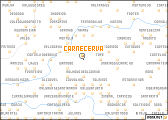 map of Carne Cerva