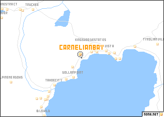 map of Carnelian Bay