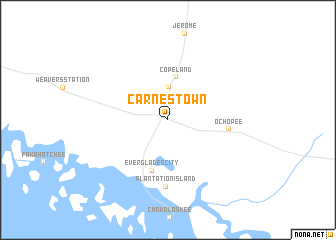 map of Carnestown