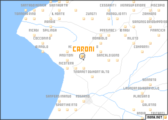 map of Caroni