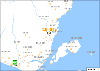 map of Carote