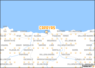 map of Caroyas