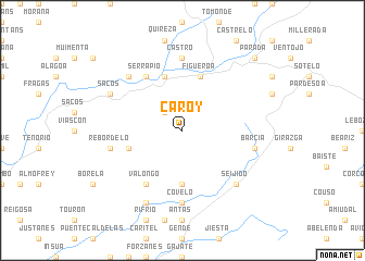 map of Caroy