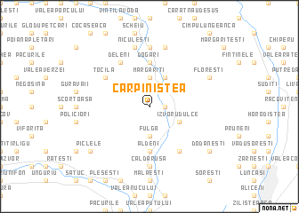 map of Cărpiniştea