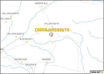 map of Carrajung South