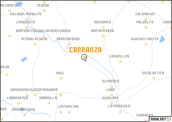 map of Carranza