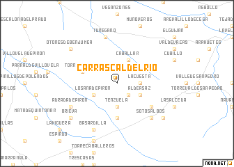 map of Carrascal del Río