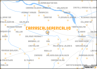 map of Carrascal de Pericalvo