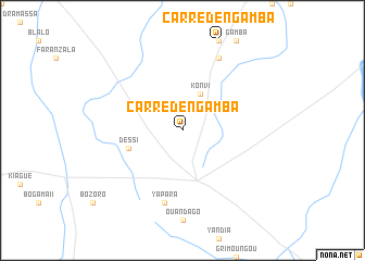map of Carré de Ngamba