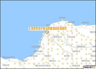 map of Carrefour Baussan