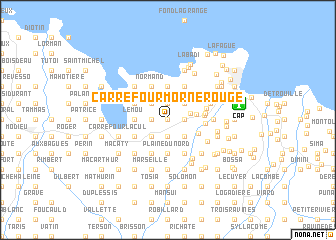 map of Carrefour Morne Rouge