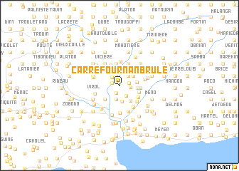 map of Carrefour Nan Brûlé