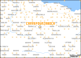 map of Carrefour Zaboca