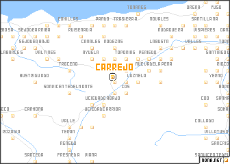 map of Carrejo