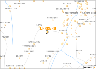 map of Carrero