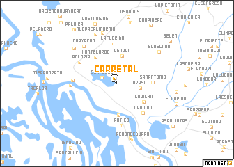 map of Carretal