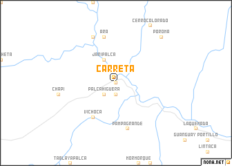 map of Carreta