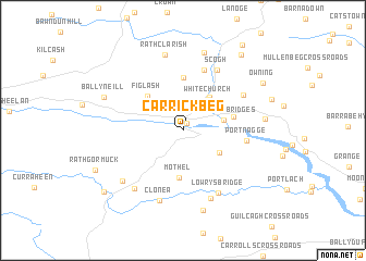 map of Carrickbeg