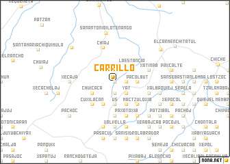 map of Carrillo