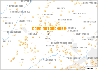 map of Carrington Chase